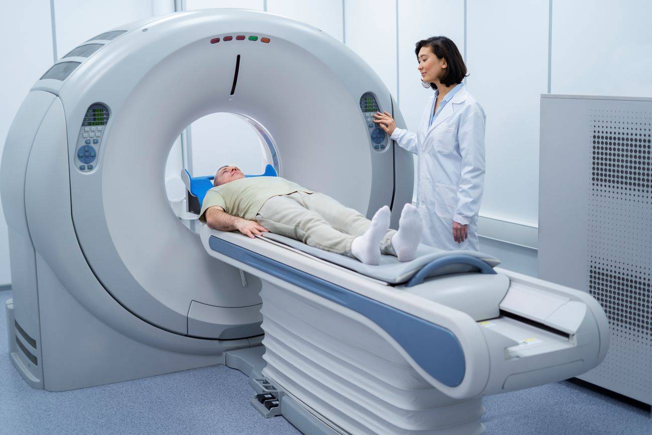 Radiation therapy illustration